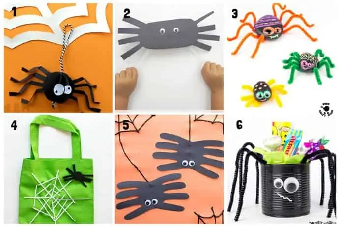 Spider Halloween Crafts For Kids