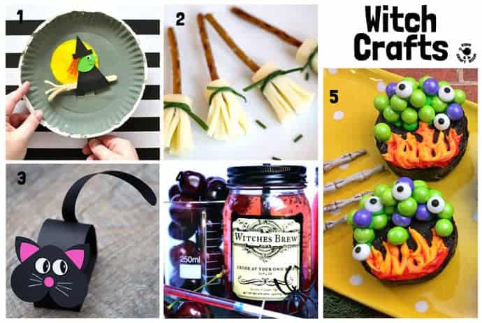 Witch Halloween Crafts For Kids