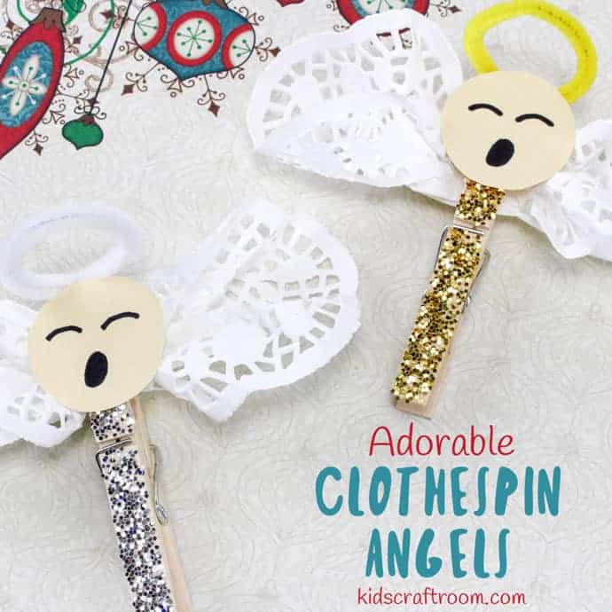 Adorable Clothespin Angel Craft Kids Craft Room
