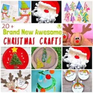 Bored of the same old Christmas craft ideas? Here's 20+ AWESOME BRAND NEW CHRISTMAS CRAFTS not to be missed! Grab the kids for a fun and festive craft time. #Christmas #christmascrafts #christmascraftideas #christmascraftsforkids #kidscrafts #christmasideas #christmasideasforkids #christmasart #christmasartideas #craftideas #kidscraftroom #festivecrafts #seasonalcrafts