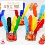 THANKSGIVING TURKEY KISSES CRAFT - This is such a fun edible Fall craft for kids. Who'd have thought you could turn chocolate into the cutest turkey craft ever! Use them as Thanksgiving favors or placeholders or just as Thanksgiving treats for friends and family Yum! #Thanksgiving #turkey #turkeycrafts #thanksgivingcrafts #kidscrafts #HersheyKisses #Fall #Fallcraft #ediblecraft #foodcraft #kidscraftroom