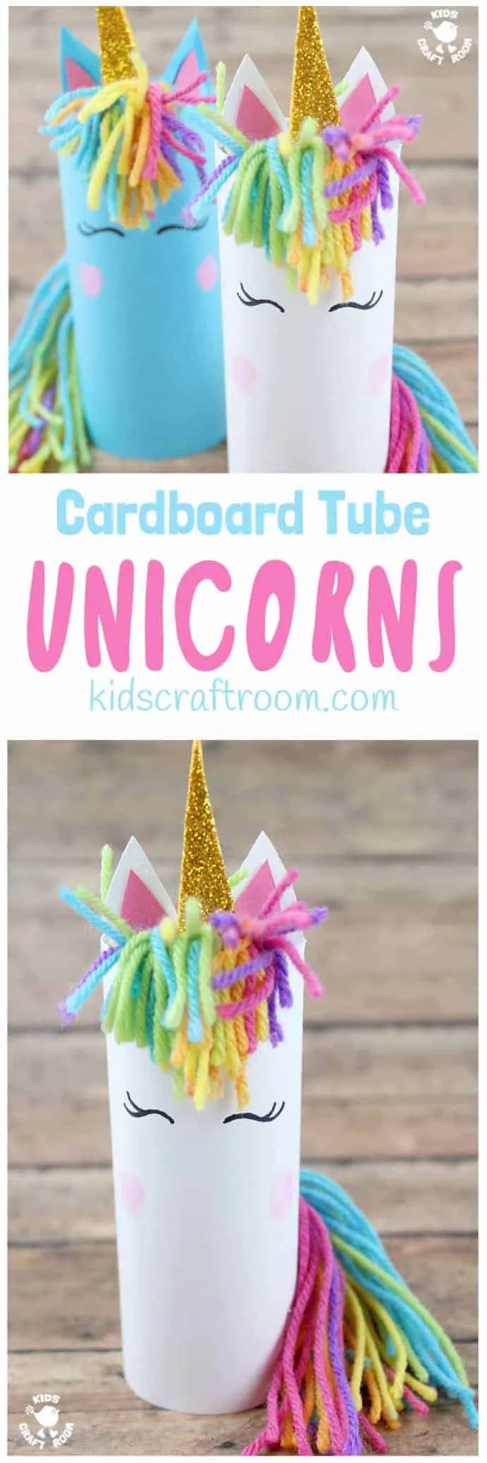 Wer kann schon Einhörnern widerstehen? Sind sie nicht der Inbegriff von Kindheit und Magie? Hier ist die bezaubernde Pappröhren-Einhorn-Bastelei, in die sich Kinder verlieben werden. Die Einhörner sind einfach zu basteln und ihre rosigen Wangen mit Fingerabdrücken verleihen ihnen eine ganz persönliche Note! Die Einhörner regen zu fantasievollem Spiel und zum Erzählen von Geschichten an. #unicorn #unicorns #unicorncrafts #kidscrafts #cardboardtubes #tprolls #papertubes #craftsforkids #recycledcrafts #preschoolcrafts #kidscraftideas #kidscraftroom