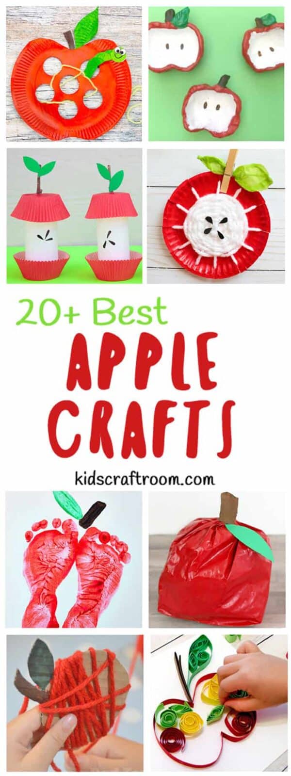 24+ Best Apple Crafts For Kids To Make - Kids Craft Room