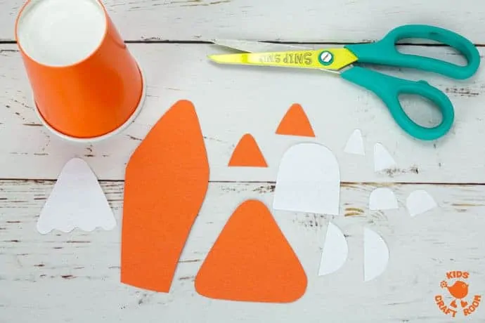 Step 1 Cute Paper Cup Fox Craft For Kids
