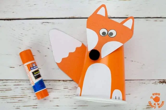 Step 5 Cute Paper Cup Fox Craft For Kids