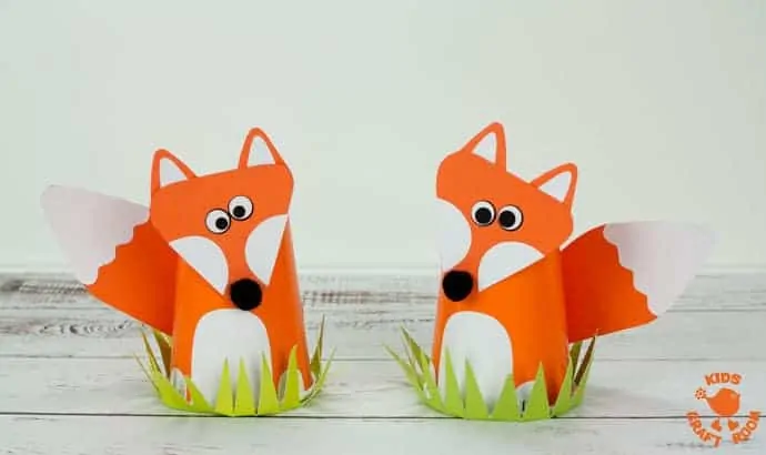 Step 8 Cute Paper Cup Fox Craft For Kids