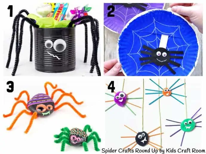 Collection Of The Best Spider Crafts For Kids 1-4