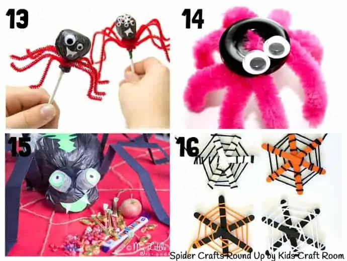 Collection Of The Best Spider Crafts For Kids 13-16