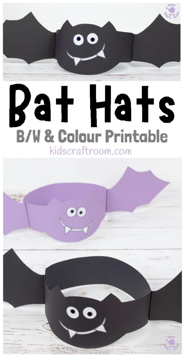 Printable Bat Hat Craft Kids Craft Room