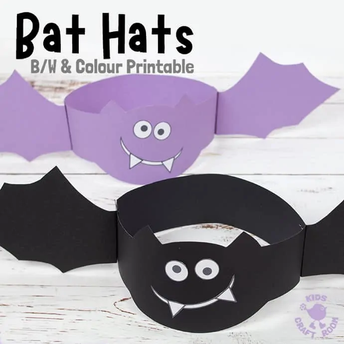 Printable Bat Hat Craft