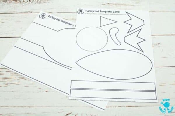Printable Turkey Hat Craft - Kids Craft Room