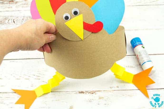 Printable Turkey Hat Craft For Thanksgiving step 9