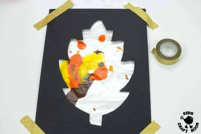 Mess-Free Sensory Fall Leaf Painting for Toddlers
