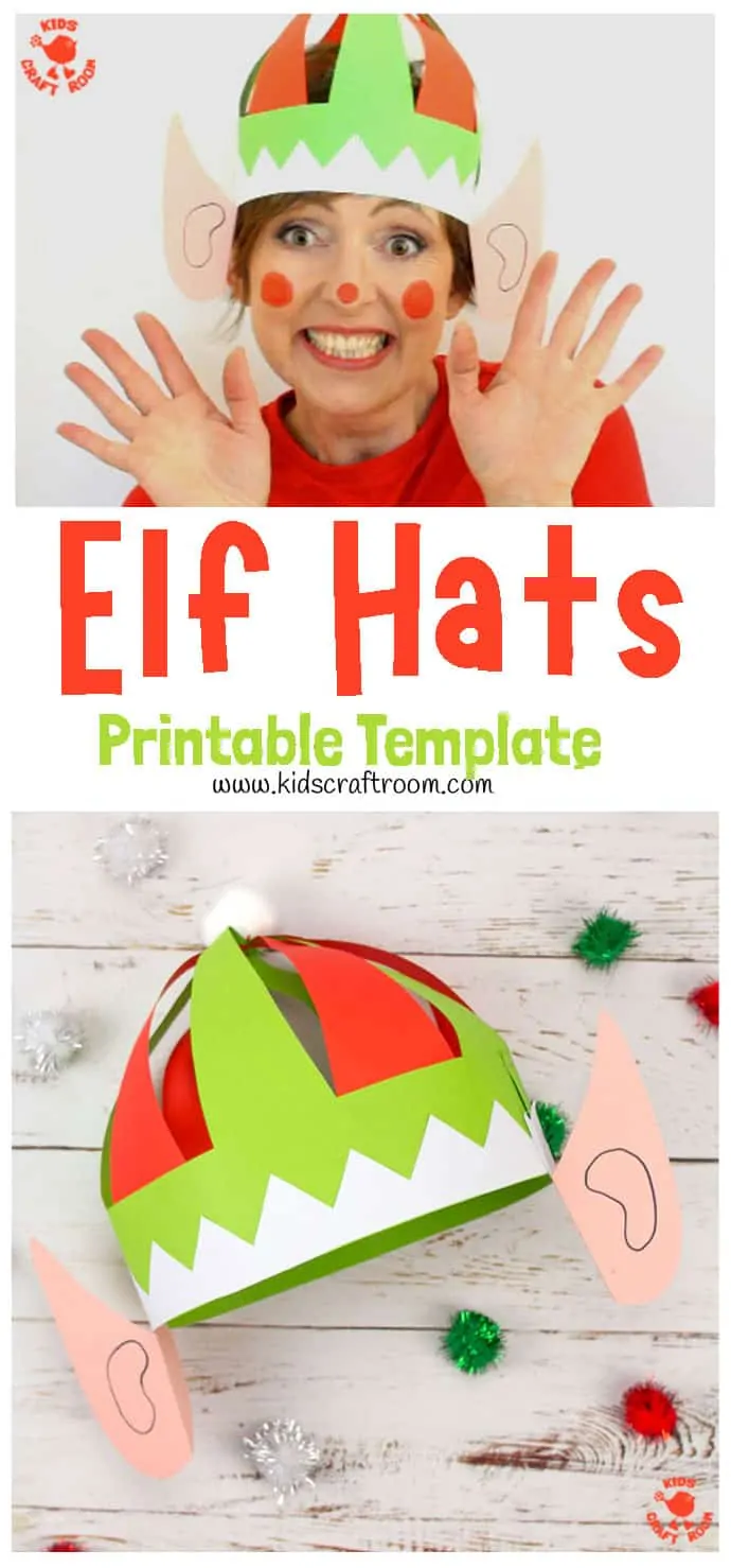 Christmas Elf Hat Craft pin 1.