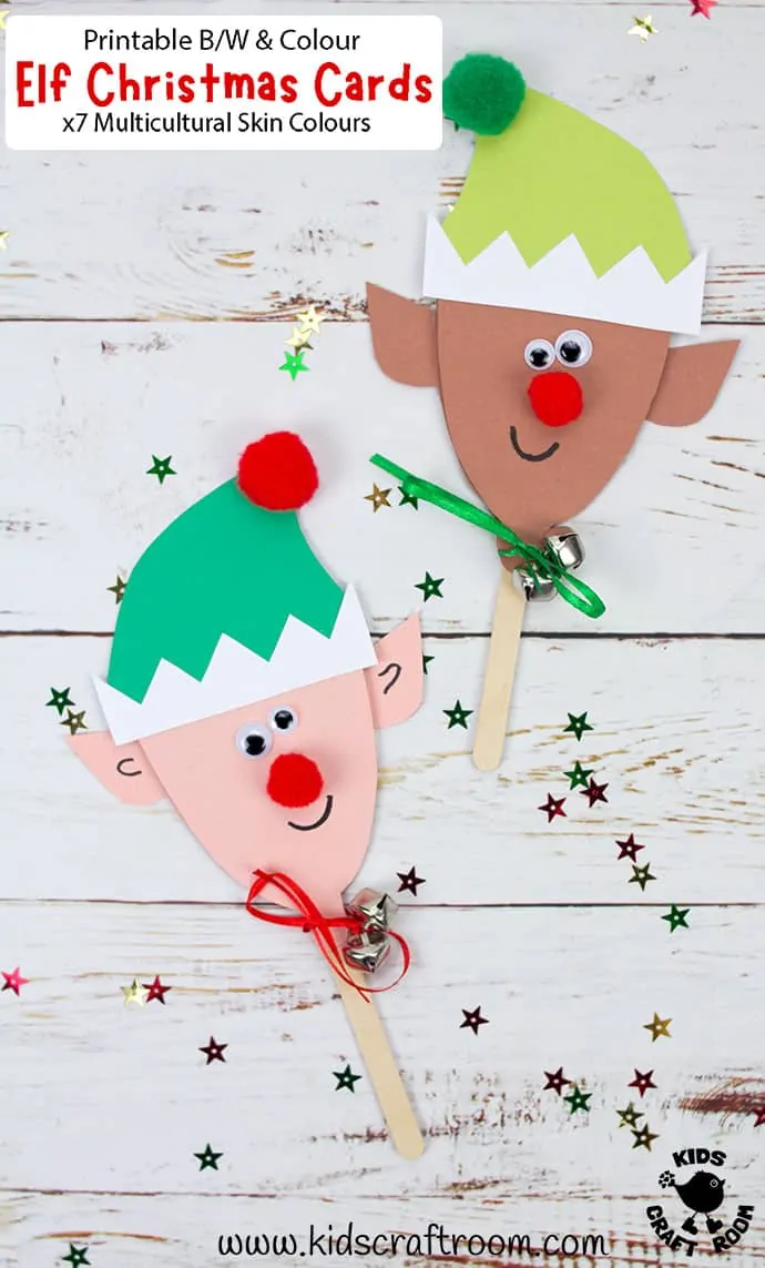 Puppet Elf Christmas Cards pin image 3