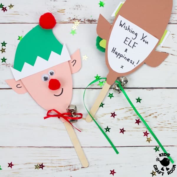 Puppet Elf Christmas Cards