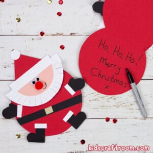 Santa Christmas Cards Craft