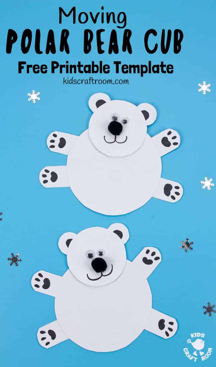 Moving Polar Bear Cub Craft Kids Craft Room