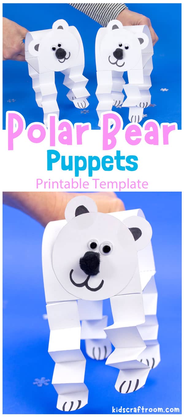 Polar Bear Puppet Craft - Kids Craft Room