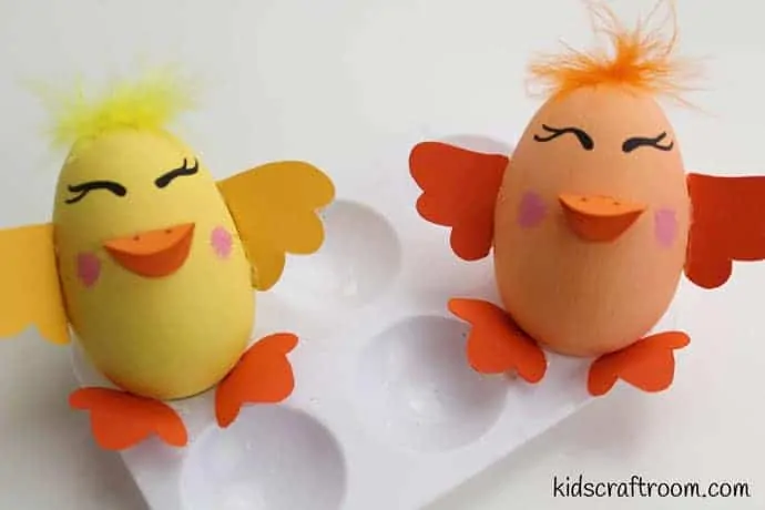 Bunny and chick egg decorating ideas- step 4