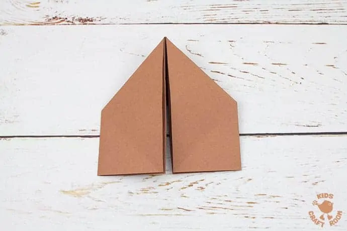Easy Origami Reindeer Corner Bookmarks step 5