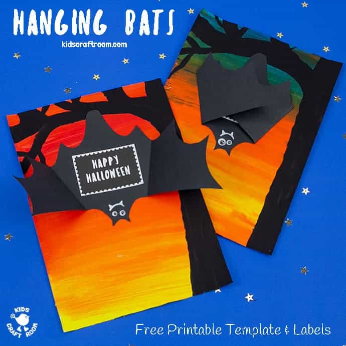 Hanging Bat Craft For Kids square image 