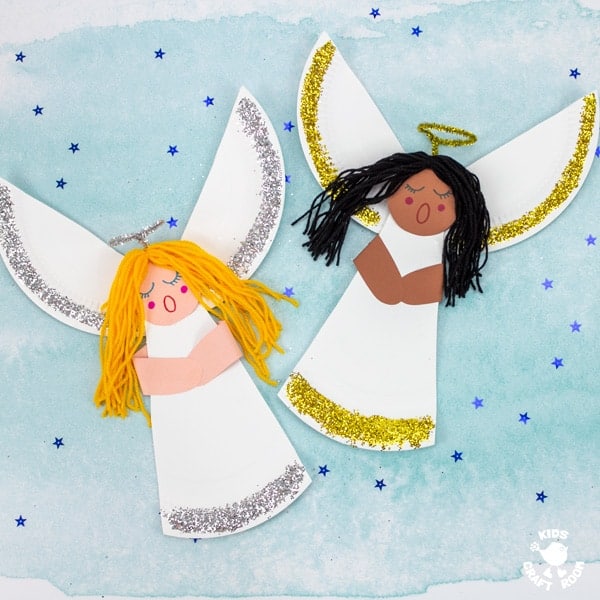 Paper Plate Angel Craft For Kids