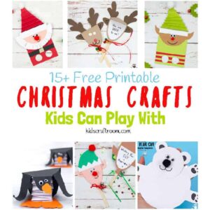 Printable Christmas Crafts For Kids To Play With