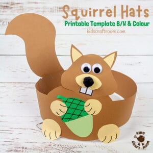 Printable Squirrel Hat Craft