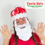 Paper Santa Hat Craft To Make and Wear