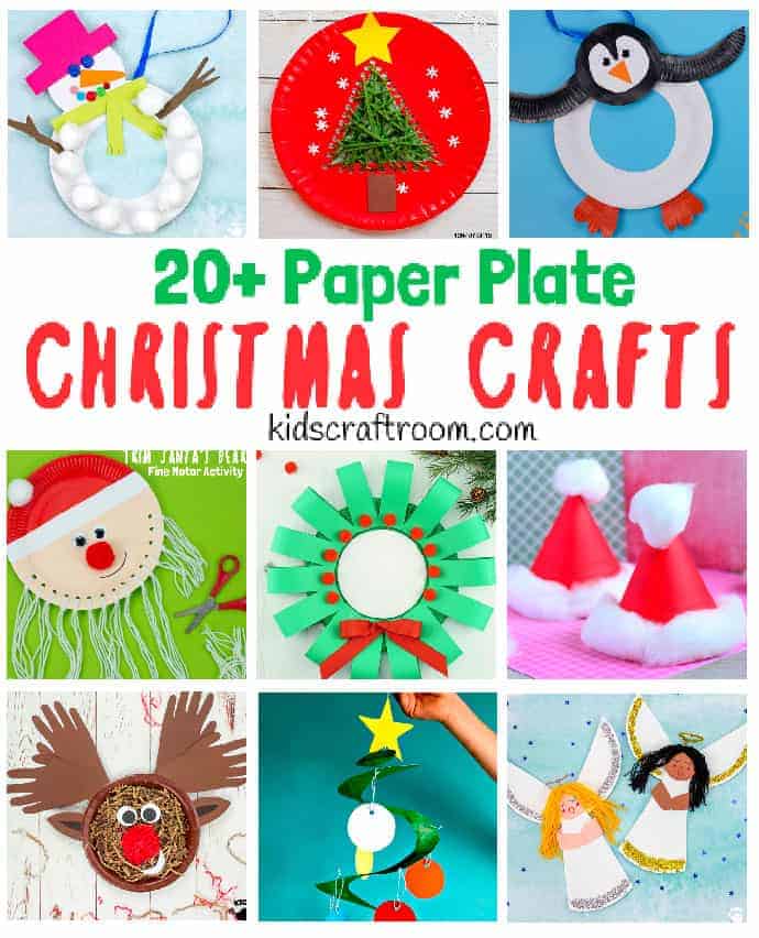 encender un fuego Enorme Noche Gorgeous Paper Plate Christmas Crafts For Kids - Kids Craft Room