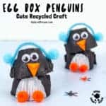 Egg Box Penguin Craft