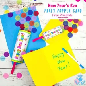 Party Popper - New Year's Eve Craft For Kids