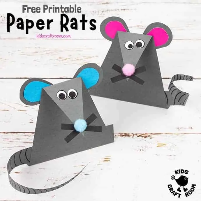 Paper Mouse Craft pin 2