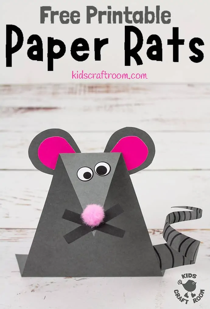 Paper Mouse Craft pin 1
