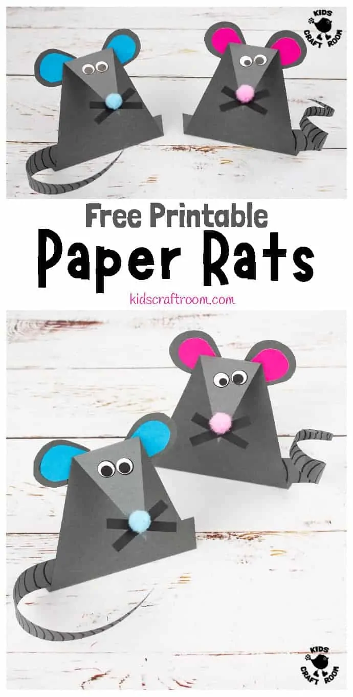 Paper Mouse Craft pin 3