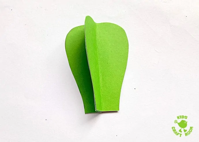 3D Paper Cactus Craft step 4