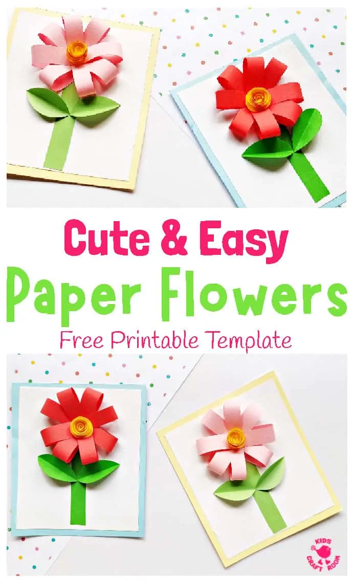 Easy Paper Flower Craft pin 1