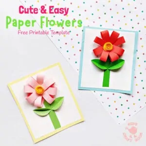 Easy Paper Flower Craft