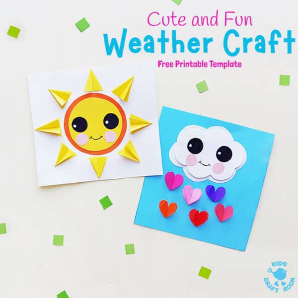 Cute and Fun Paper Weather Crafts - Kids Craft Room