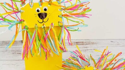 The Lion And The Mouse Puppet Craft