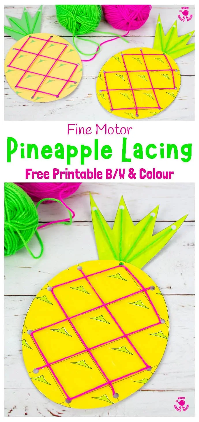 Lacing Pineapple Craft Image 1 For Pinterest 