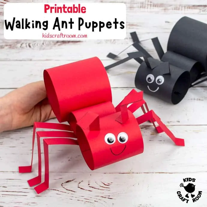 Walking Ant Puppet Craft PIN 2