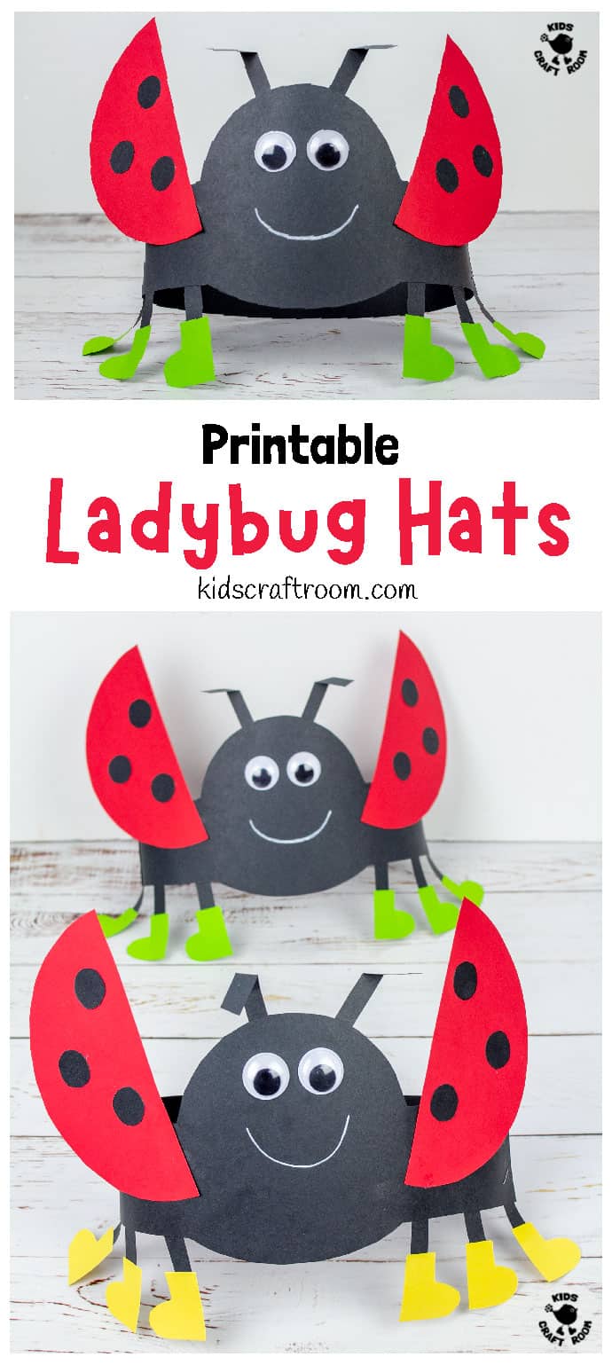 Ladybug Hat Craft pin 1