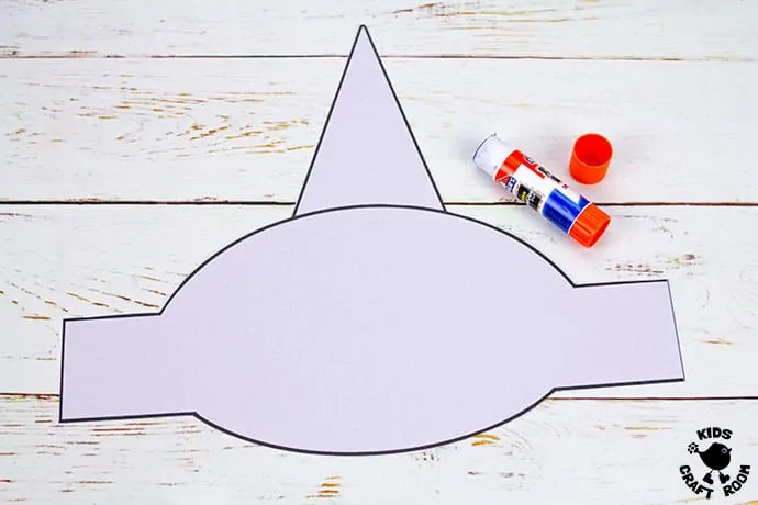 Shark Hat Craft step 3