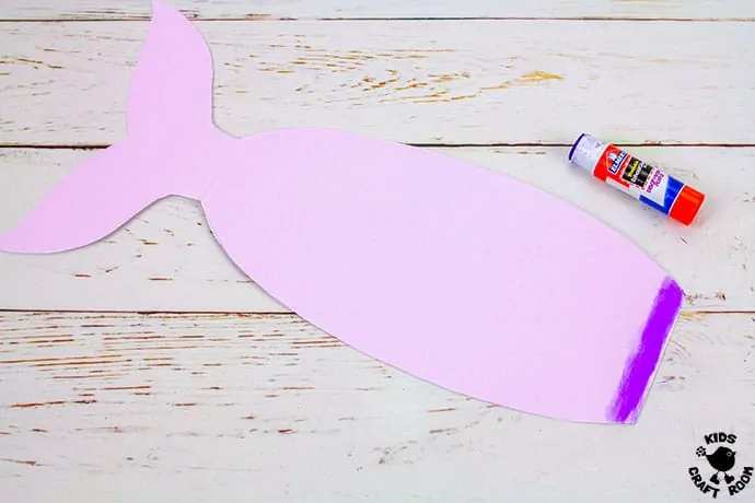 Whale Puppet Craft step 5