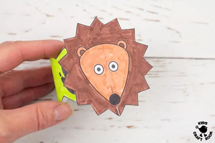 Hedgehog Paper Bracelets step 7