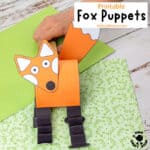 Printable Fox Puppet Craft