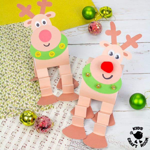 Reindeer Puppet Printable Craft
