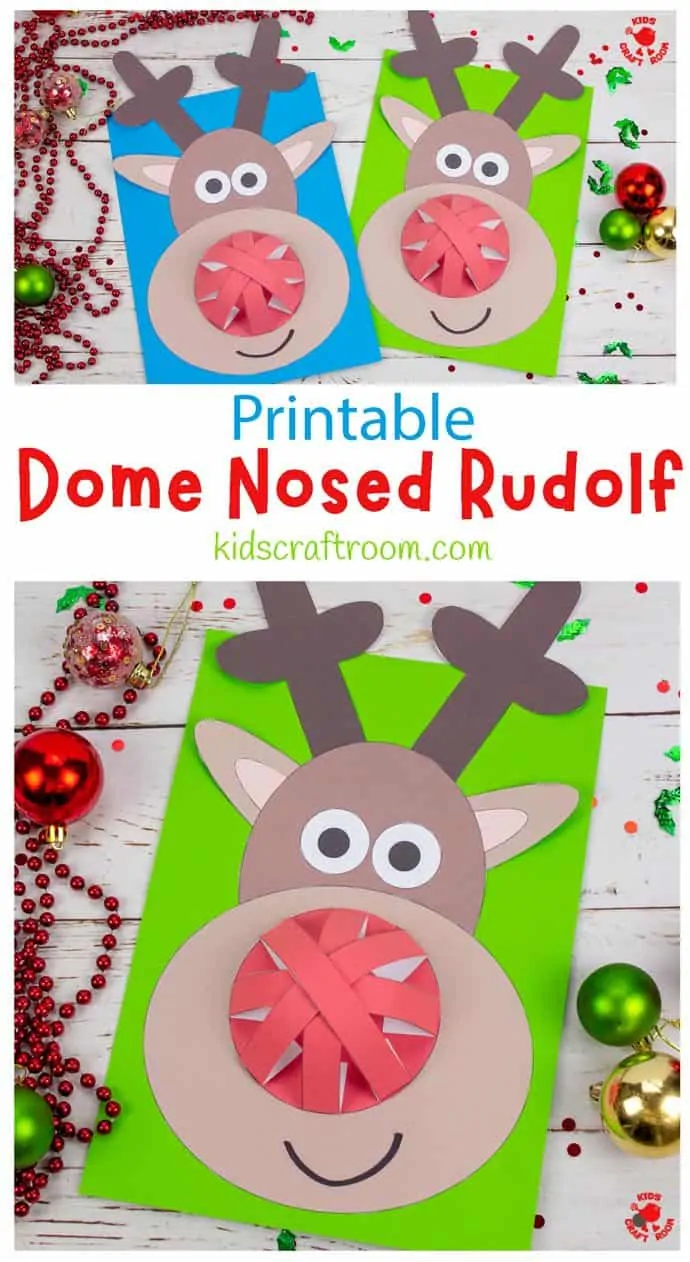 Dome Nosed Reindeer Craft pin image 1